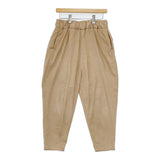 NO CONTROL AIR フェイクスウェードイージーパンツ テーパード サイズS NC123PF パンツ ベージュ レディース ノーコントロールエアー【中古】5-1111T△