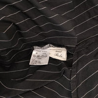 nest Robe 01153-2182 コットン ストライプ パンツ ブラック ホワイト レディース ネストローブ【中古】5-0417M∞