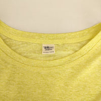 Ron Herman リネンポリエステル 長袖Ｔシャツ カットソー ロンＴ イエロー レディース ロンハーマン【中古】5-0417M∞