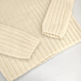 GALERIE VIE 新品 キッドモヘア クルーネックプルオーバー 定価35200円 23-02-34-02314 ウール混 セーター ニット 23AW オフホワイト レディース ギャルリーヴィー【中古】5-1021T△