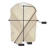 GALERIE VIE 新品 キッドモヘア クルーネックプルオーバー 定価35200円 23-02-34-02314 ウール混 セーター ニット 23AW オフホワイト レディース ギャルリーヴィー【中古】5-1021T△