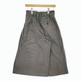 MARGARET HOWELL 578-4144003 WASHED COTTON POPLIN 2 定価34100円 ワイド パンツ 24SS グレー レディース マーガレットハウエル【中古】5-0506M♪