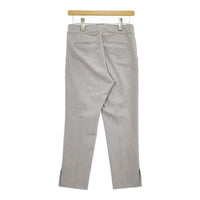 Spick and Span Noble ポリエステルレーヨンパンツ サイドスリット パンツ グレー レディース スピック＆スパン ノーブル【中古】5-0407G∞