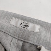 Spick and Span Noble ポリエステルレーヨンパンツ サイドスリット パンツ グレー レディース スピック＆スパン ノーブル【中古】5-0407G∞