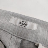 Spick and Span Noble ポリエステルレーヨンパンツ サイドスリット パンツ グレー レディース スピック＆スパン ノーブル【中古】5-0407G∞