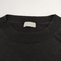 MARGARET HOWELL COTTON LINEN 定価30800円 578-3161001 ノースリーブニット ベスト 23SS ブラック レディース マーガレットハウエル【中古】5-0517M∞