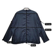 HARVESTY アトリエシャツ ATELIER SHIRTS A31801 ブラウス シャツ ネイビー レディース ハーベスティ【中古】5-0417M∞