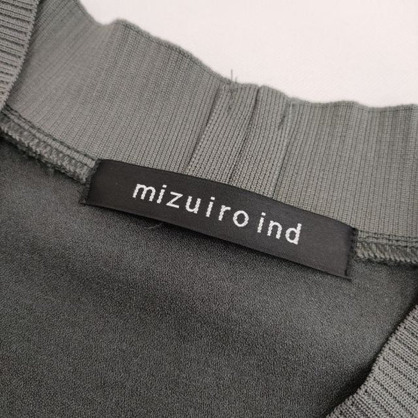 mizuiro-ind ポリエステル ロングカーディガン カーディガン