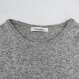 quotidien ラムウール サイズF 日本製 ノースリーブニット ベスト グレー レディース コティディアン【中古】5-1111T△