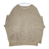 quotidien ラムウール ノースリーブニット サイズF 日本製 ベスト ベージュ レディース コティディアン【中古】5-1111T△