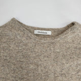 quotidien ラムウール ノースリーブニット サイズF 日本製 ベスト ベージュ レディース コティディアン【中古】5-1111T△