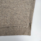 quotidien ラムウール ノースリーブニット サイズF 日本製 ベスト ベージュ レディース コティディアン【中古】5-1111T△