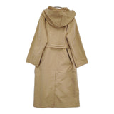 AURALEE FINX HARD TWIST GABARDINE HOODED DOUBLE COAT A22AC03FB 定価98000円 コート 22AW ベージュ レディース オーラリー【中古】5-1008T♪