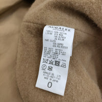 AURALEE FINX HARD TWIST GABARDINE HOODED DOUBLE COAT A22AC03FB 定価98000円 コート 22AW ベージュ レディース オーラリー【中古】5-1008T♪