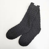 gelato pique JOEL ROBUCHON 新品 PWGS234189 スフレアランソックス ジョエルロブション 靴下 黒 レディース ジェラートピケ【中古】5-0228T♪