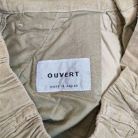 OUVERT 2340311 日本製 製品染め コットンストレッチ ウエストゴム パンツ ベージュ レディース ウーヴェル【中古】5-0818T∞