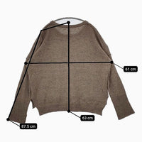 SO/NATURAL STANDARD SUPPLY ウール セーター ニット ブラウン レディース エスオー/ナチュラルスタンダードサプライ【中古】5-0818T∞
