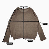 SO/NATURAL STANDARD SUPPLY ウール セーター ニット ブラウン レディース エスオー/ナチュラルスタンダードサプライ【中古】5-0818T∞