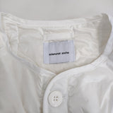 solamonat poche ライナーキルトジャケット ダウンコート 定価24200円 ダウンジャケット ホワイト レディース ソラモナポッシェ【中古】5-1210A♪