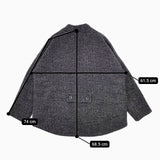 le ciel a temps doux チェック ジャケット ネイビー グレー レディース ルシエルタンドゥース【中古】5-0818T∞