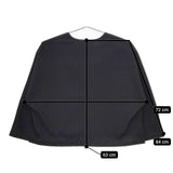 FILUM フィルム スキッパープルオーバー 定価15180円 ウールライク ブラウス シャツ チャコールグレー レディース【中古】5-0417T∞