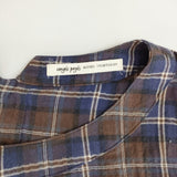 Conges payes/ADIEU TRISTESSE B3964RFA022 チェック シワ加工 コットン ワンピース ネイビー 多色 レディース コンジェ ペイエ/アデュートリステス【中古】5-0502M△