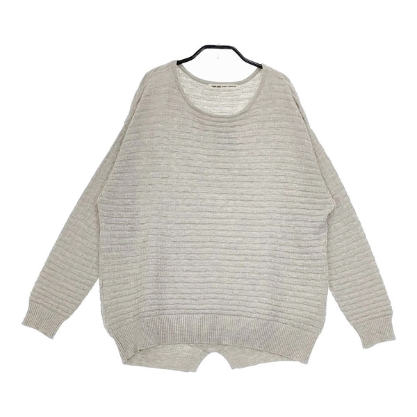 Conges payes/ADIEU TRISTESSE B3994RKW300 シルク混 セーター  ニット グレー レディース コンジェ ペイエ/アデュートリステス【中古】5-0502M△