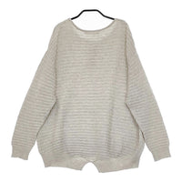 Conges payes/ADIEU TRISTESSE B3994RKW300 シルク混 セーター  ニット グレー レディース コンジェ ペイエ/アデュートリステス【中古】5-0502M△