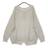 Conges payes/ADIEU TRISTESSE B3994RKW300 シルク混 セーター  ニット グレー レディース コンジェ ペイエ/アデュートリステス【中古】5-0502M△