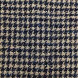 45R/45rpm コットンウール 千鳥格子 ツイード ワンピース ネイビー ホワイト レディース フォーティーファイブアールピーエム【中古】5-1115T∞