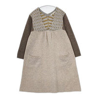 Conges payes/ADIEU TRISTESSE ウールニット ワンピース ベージュ レディース コンジェ ペイエ/アデュートリステス【中古】5-1013T∞