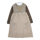 Conges payes/ADIEU TRISTESSE ウールニット ワンピース ベージュ レディース コンジェ ペイエ/アデュートリステス【中古】5-1013T∞
