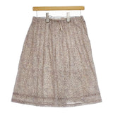 deux c 花柄 コットン スカート ピンク オレンジ レディース ドゥセー【中古】5-0417M∞