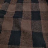 nest Robe ウールコットンリネンブロックチェックジャンパースカート 01244-1235 24AW ブラウン ブラック ネストローブ【中古】5-0228T♪