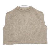 Atelier dantan Rude Wool Knit Vest 定価28600円 日本製 ウール ノースリーブニット ベスト ベージュ レディース アトリエダンタン【中古】5-1104T△