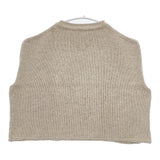 Atelier dantan Rude Wool Knit Vest 定価28600円 日本製 ウール ノースリーブニット ベスト ベージュ レディース アトリエダンタン【中古】5-1104T△