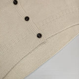 nicholson and nicholson セーラーカラー peace ウール ニット カーディガン オフホワイト レディース ニコルソンアンドニコルソン【中古】5-1001T∞