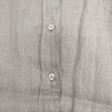 Spick and Span リネンビッグシャツ 金ボタン 長袖シャツ カーキ レディース スピックアンドスパン【中古】5-0503M∞