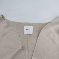Spick and Span シルエットダンボールキーネックプルオーバー ブラウス カットソー ベージュ レディース スピックアンドスパン【中古】5-0417M∞