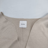 Spick and Span シルエットダンボールキーネックプルオーバー ブラウス カットソー ベージュ レディース スピックアンドスパン【中古】5-0417M∞