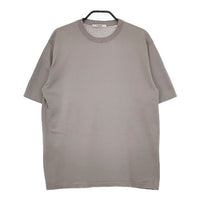 SLOANE 18G コットンクルーネックニット 半袖 セーター ニット グレー レディース スローン【中古】5-0503S∞