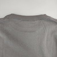 SLOANE 18G コットンクルーネックニット 半袖 セーター ニット グレー レディース スローン【中古】5-0503S∞