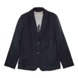 MACKINTOSH PHILOSOPHY リネン混 紺ブレ テーラードジャケット ネイビー レディース マッキントッシュフィロソフィー【中古】5-0503M∞