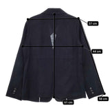 MACKINTOSH PHILOSOPHY リネン混 紺ブレ テーラードジャケット ネイビー レディース マッキントッシュフィロソフィー【中古】5-0503M∞