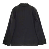 LENO H2101-JK001 2 BUTTON JACKET チノ コットン サイズ0 ジャケット ブラック レディース リノ【中古】5-0502M△