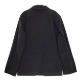 LENO H2101-JK001 2 BUTTON JACKET チノ コットン サイズ0 ジャケット ブラック レディース リノ【中古】5-0502M△