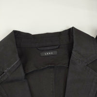 LENO H2101-JK001 2 BUTTON JACKET チノ コットン サイズ0 ジャケット ブラック レディース リノ【中古】5-0502M△