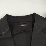 LENO H2101-JK001 2 BUTTON JACKET チノ コットン サイズ0 ジャケット ブラック レディース リノ【中古】5-0502M△