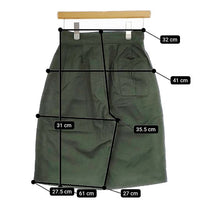 LENO グルカショートトラウザーズ ショートパンツ ハーフパンツ ショーツ グリーン レディース リノ【中古】5-0503S∞