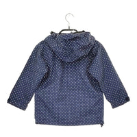THE NORTH FACE NPJ10163 ノベルティスクープジャケット キッズ 100 マウンテンパーカー ネイビー ホワイト ザノースフェイス【中古】5-0325M♪